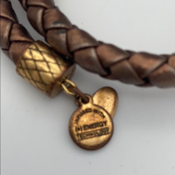 Alex and Ani Copper Metallic Braided Wrap Bracelet - Picture 5 of 7